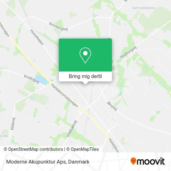 Moderne Akupunktur Aps kort