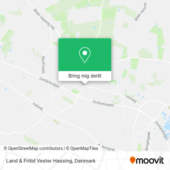 Land & Fritid Vester Hassing kort