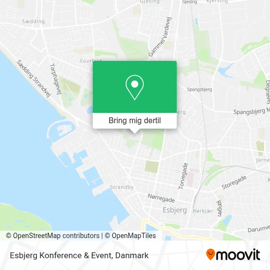Esbjerg Konference & Event kort