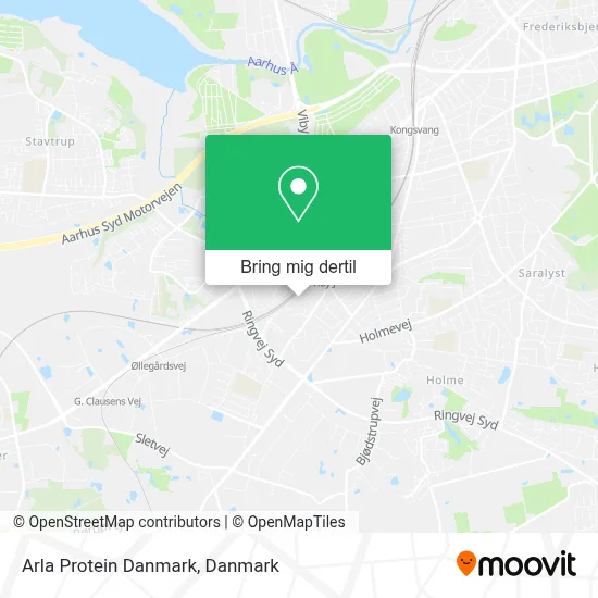 Arla Protein Danmark kort