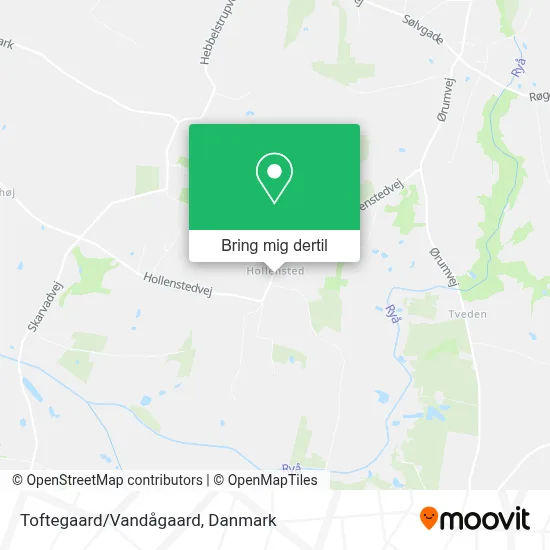 Toftegaard/Vandågaard kort