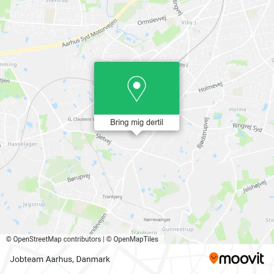 Jobteam Aarhus kort