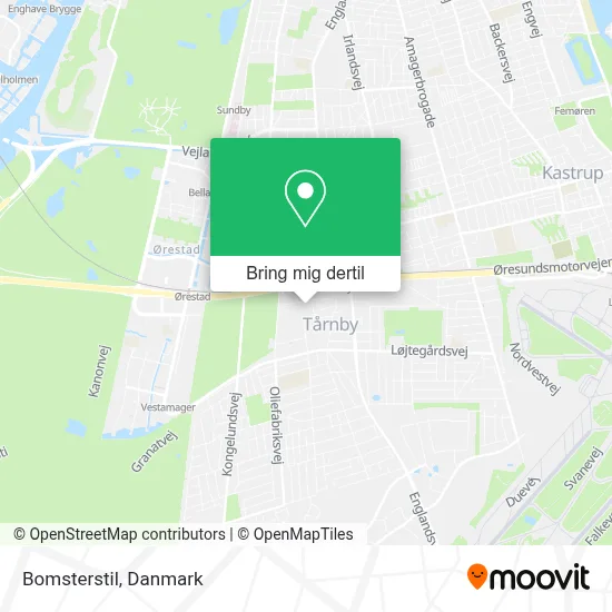 Bomsterstil kort