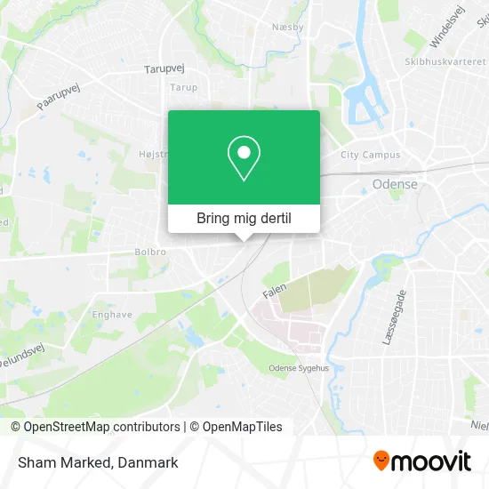Sham Marked kort