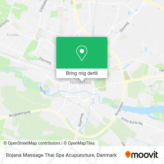 Rojana Massage Thai Spa Acupuncture kort