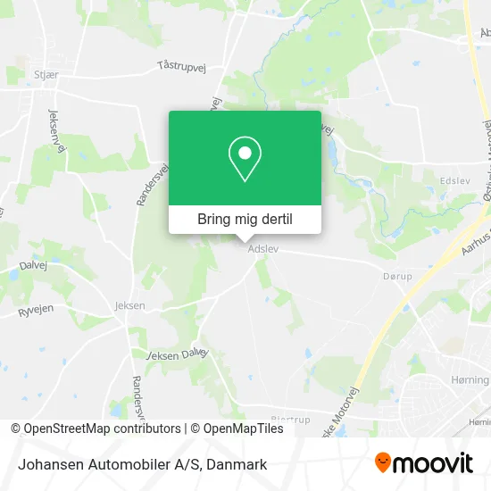 Johansen Automobiler A/S kort