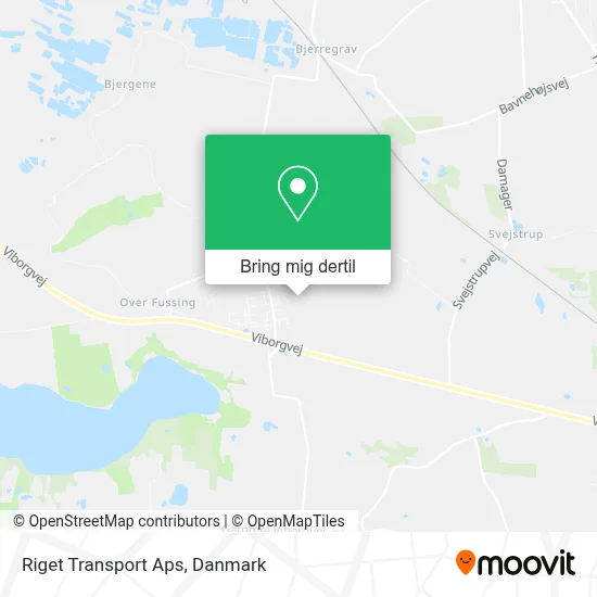 Riget Transport Aps kort