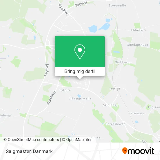 Salgmaster kort