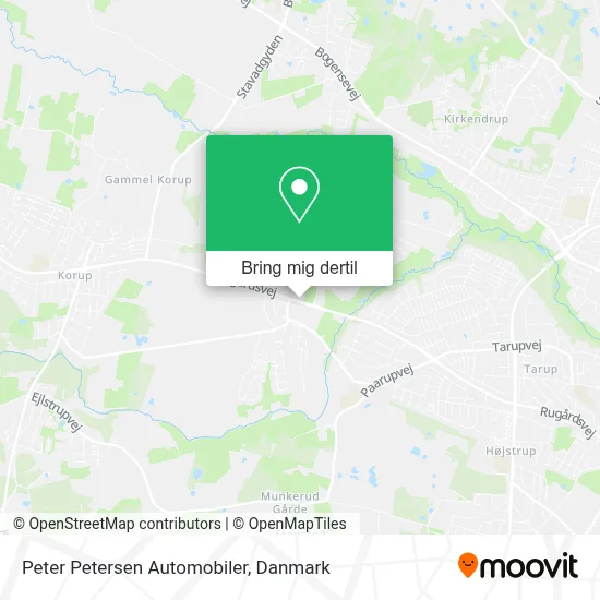 Peter Petersen Automobiler kort