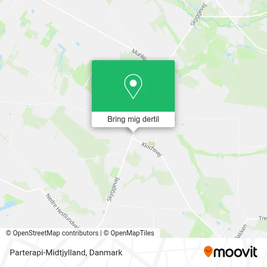 Parterapi-Midtjylland kort