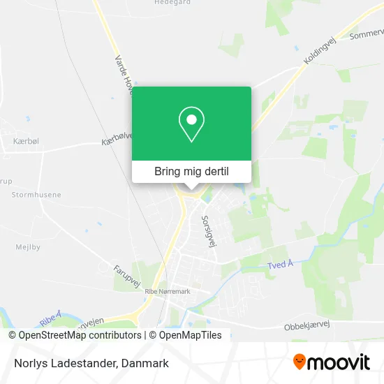Norlys Ladestander kort