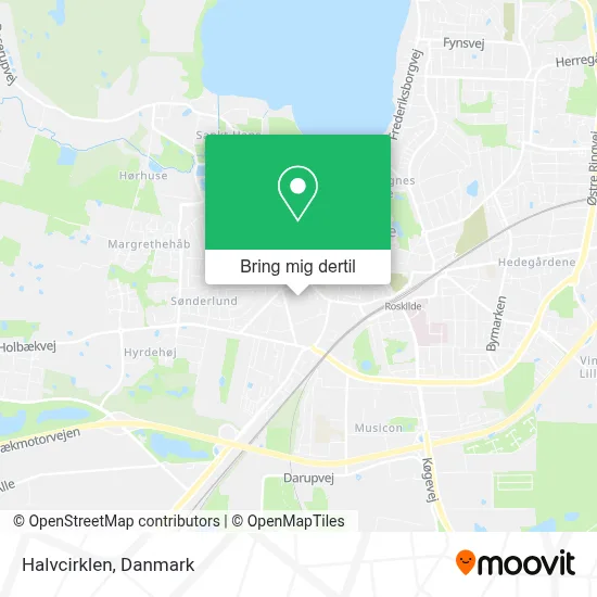 Halvcirklen kort