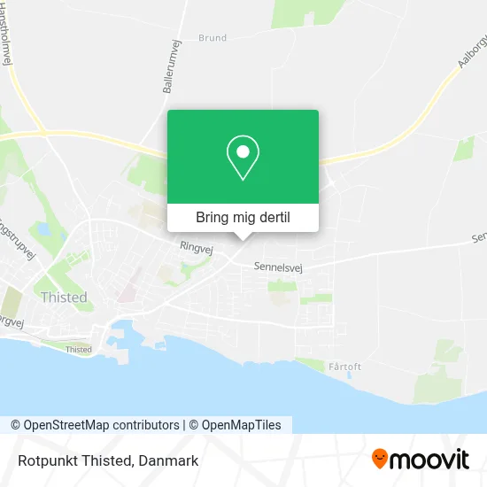 Rotpunkt Thisted kort