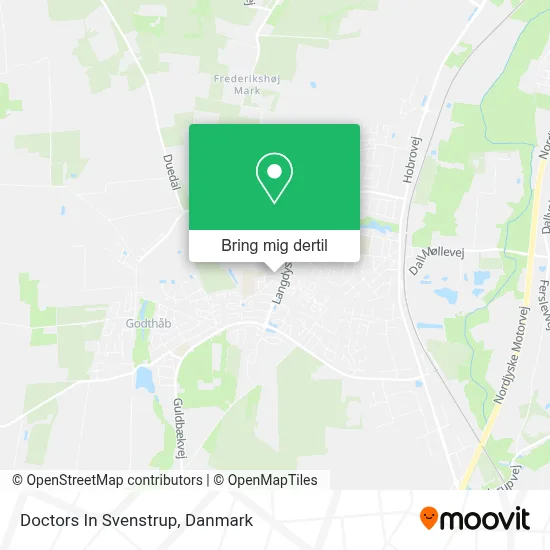 Doctors In Svenstrup kort