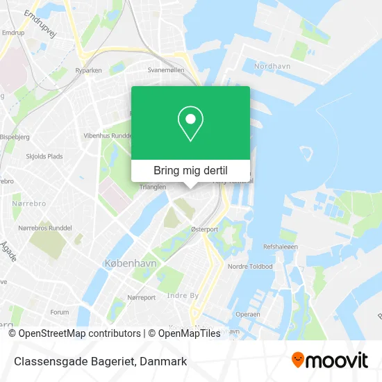 Classensgade Bageriet kort