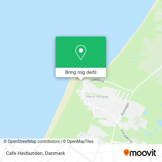 Cafe Havbunden kort