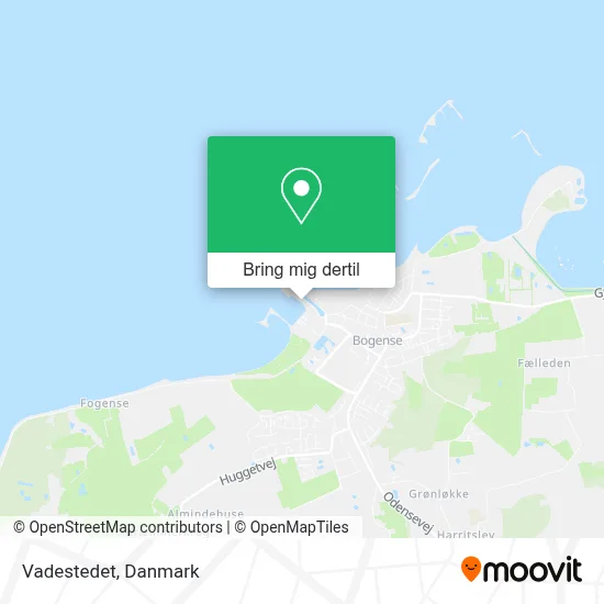 Vadestedet kort