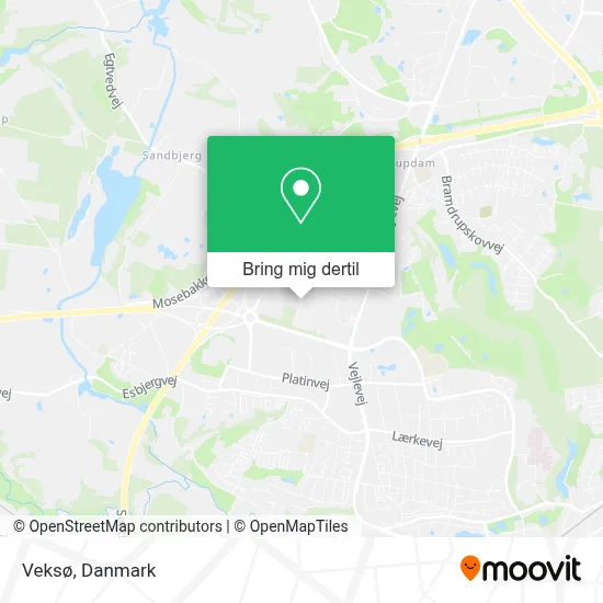 Veksø kort