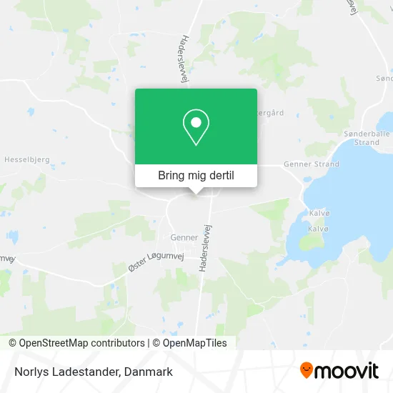 Norlys Ladestander kort
