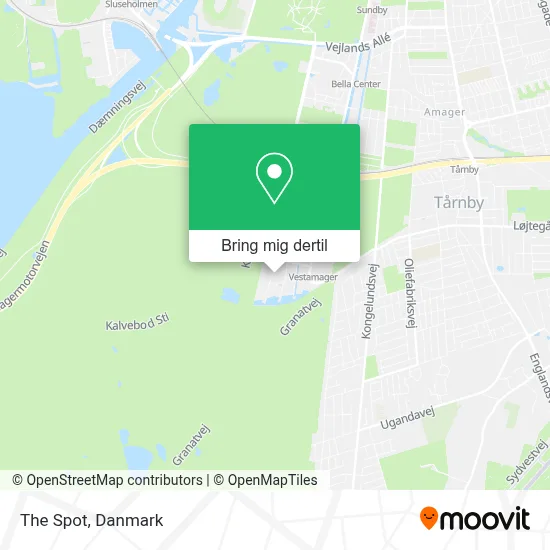 The Spot kort