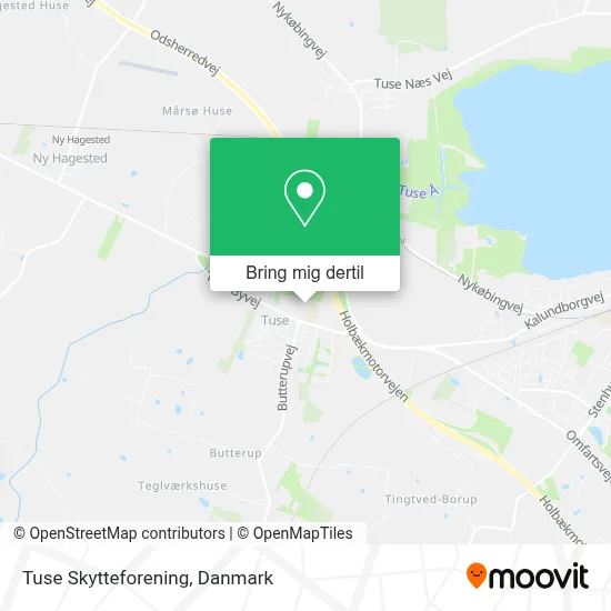 Tuse Skytteforening kort