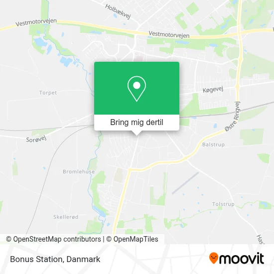 Bonus Station kort