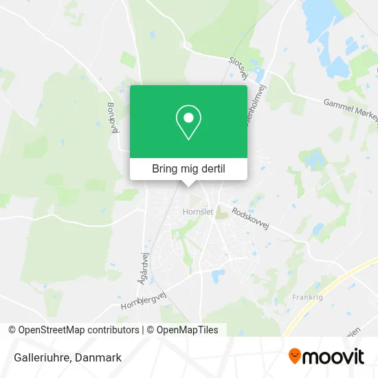 Galleriuhre kort