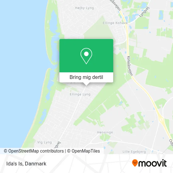 Ida's Is kort