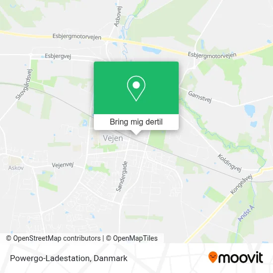 Powergo-Ladestation kort
