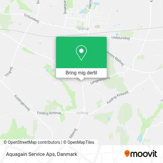 Aquagain Service Aps kort