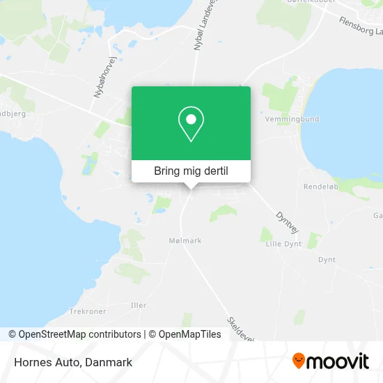 Hornes Auto kort