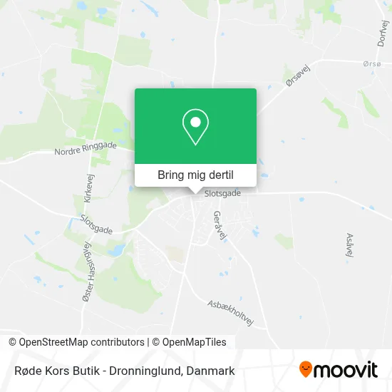 Røde Kors Butik - Dronninglund kort
