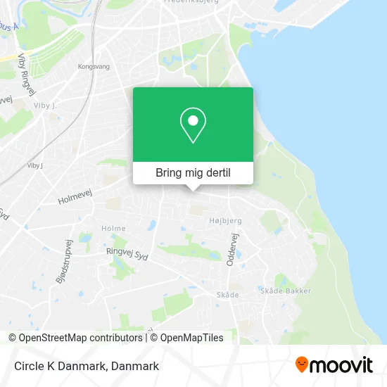 Circle K Danmark kort