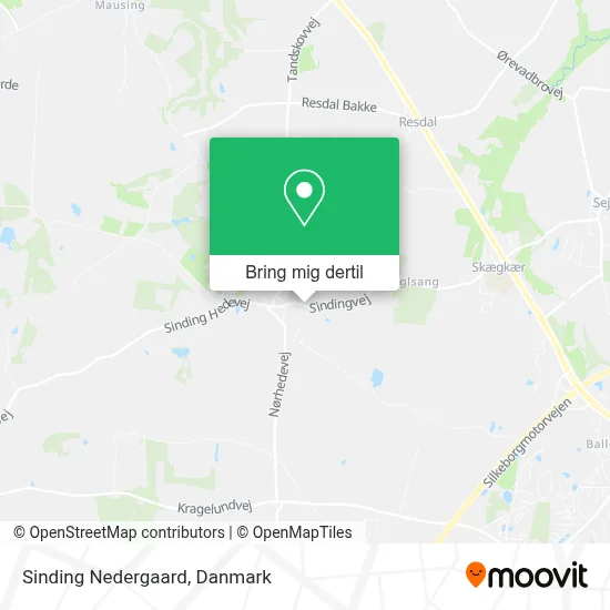 Sinding Nedergaard kort