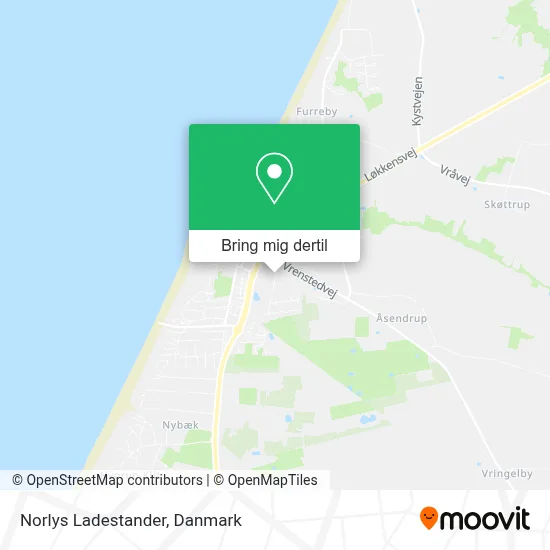 Norlys Ladestander kort
