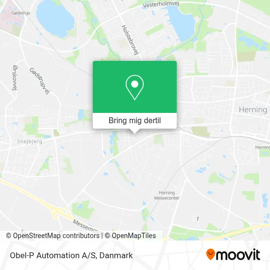 Obel-P Automation A/S kort