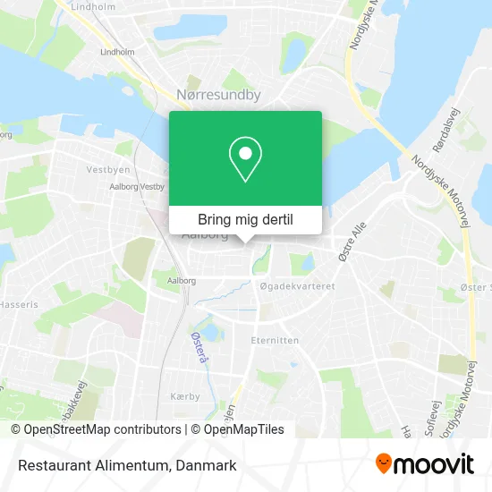 Restaurant Alimentum kort