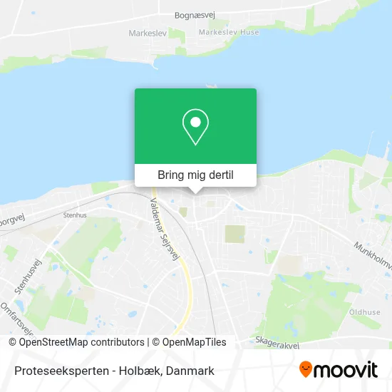 Proteseeksperten - Holbæk kort
