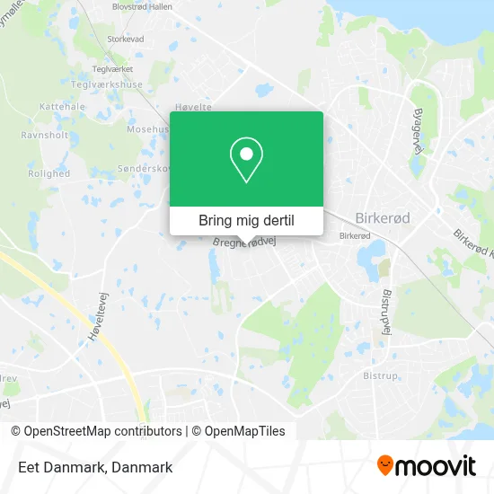 Eet Danmark kort