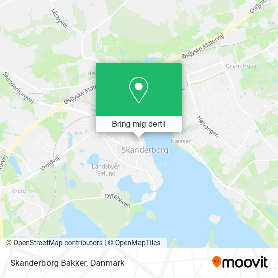 Skanderborg Bakker kort