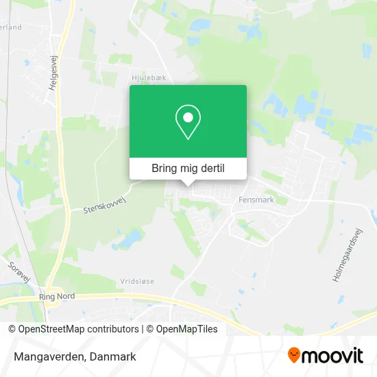 Mangaverden kort