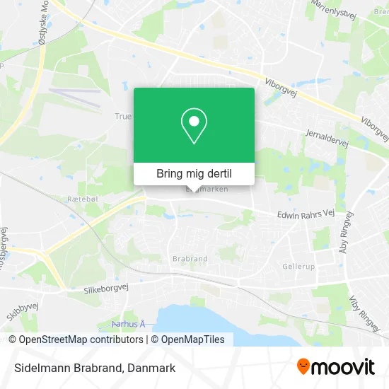 Sidelmann Brabrand kort