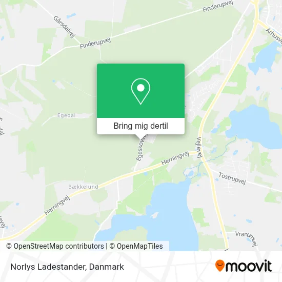 Norlys Ladestander kort