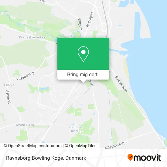 Ravnsborg Bowling Køge kort