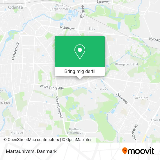 Mattaunivers kort