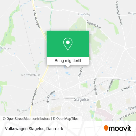 Volkswagen Slagelse kort