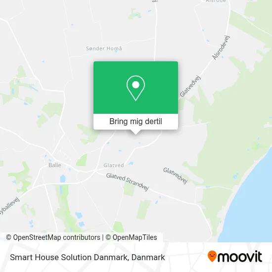 Smart House Solution Danmark kort
