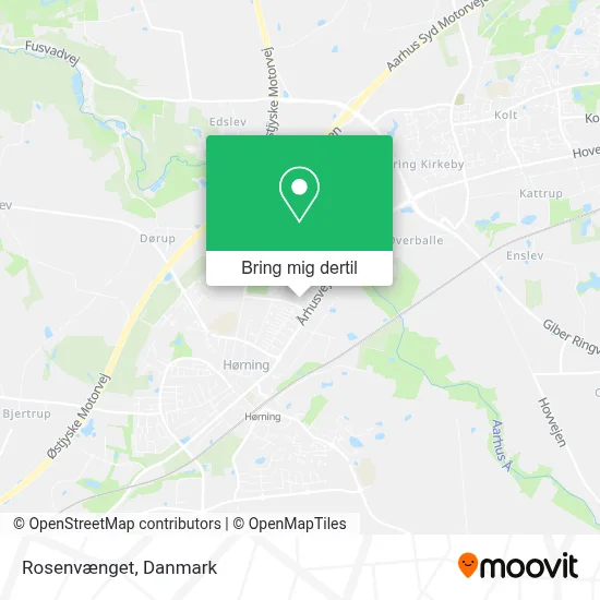 Rosenvænget kort