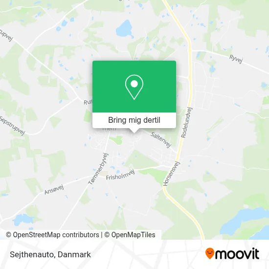 Sejthenauto kort