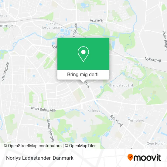 Norlys Ladestander kort